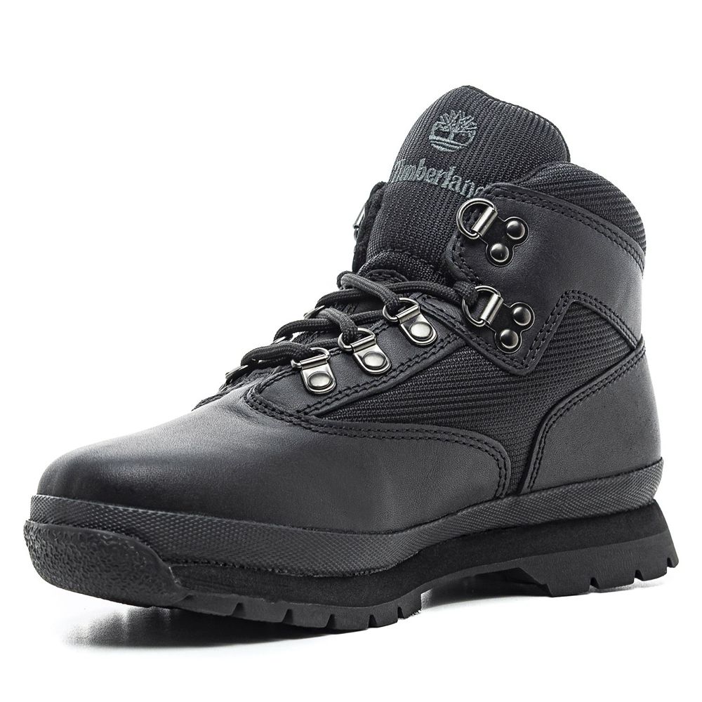 Zapatillas Timberland Argentina Niños - Junior Euro Hiker Boots - Negras - LBAITK-702